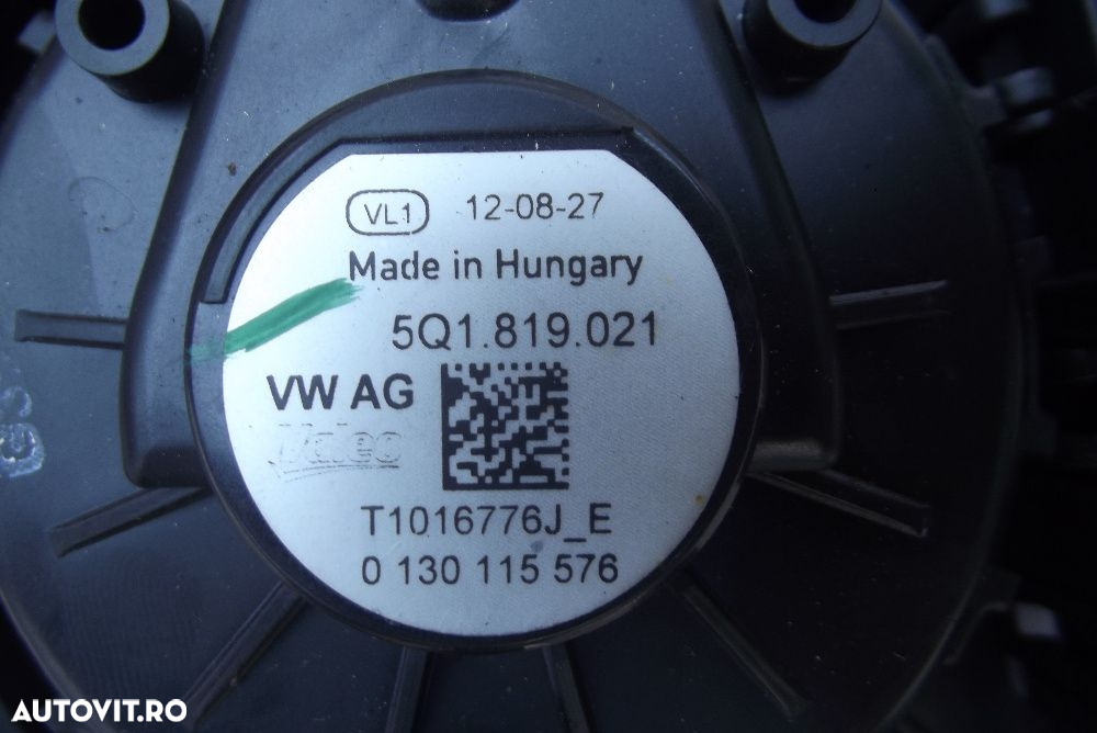 Motoras aeroterma VW Golf 7 Audi A3 8V Octavia 3 rezistenta trepte - 2