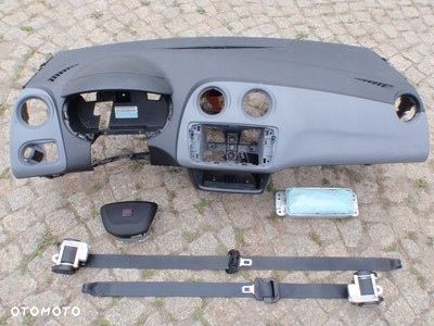 SEAT IBIZA 6J0 DESKA KONSOLA KOKPIT PULPIT PÓŁKA PARAPET AIRBAG PODUSZKI PASY PAS regeneracja Raz2 ! - 1
