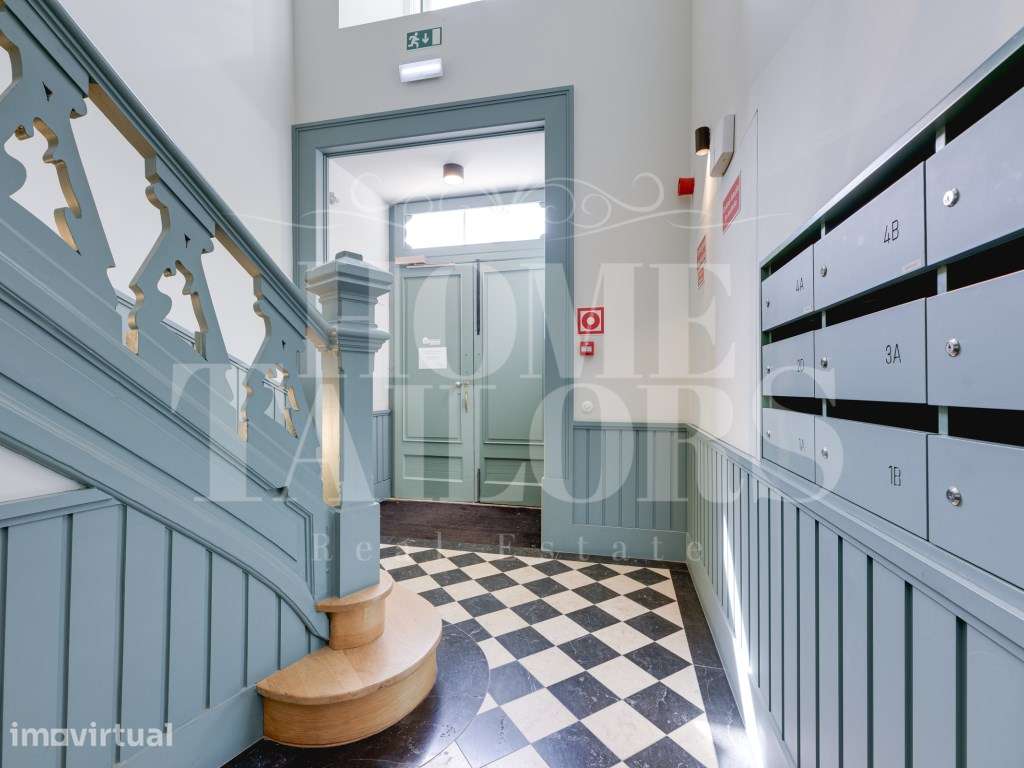Apartamento T2 recuperado com elevador na histórica Baixa de Lisboa. - Grande imagem: 4/30