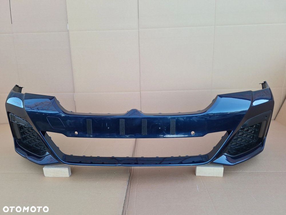 BMW 5 G30 G31 M-PAKIET LIFT LCI 20- 21-24 ZDERZAK PRZÓD PRZEDNI+KRATKI ORYG BMW 5111 8098644 WYSYŁKA 24H - 1