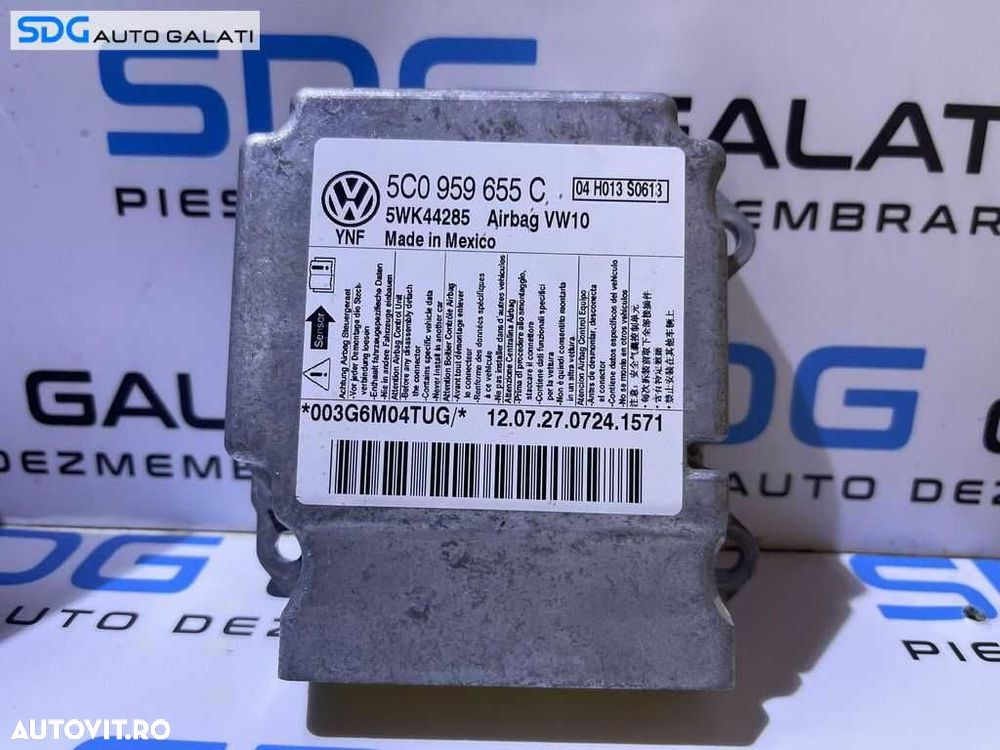 Unitate Modul Calculator Airbag Skoda Yeti 2010 - 2018 Cod 5C0959655C 5WK44285 [L3725] - 1