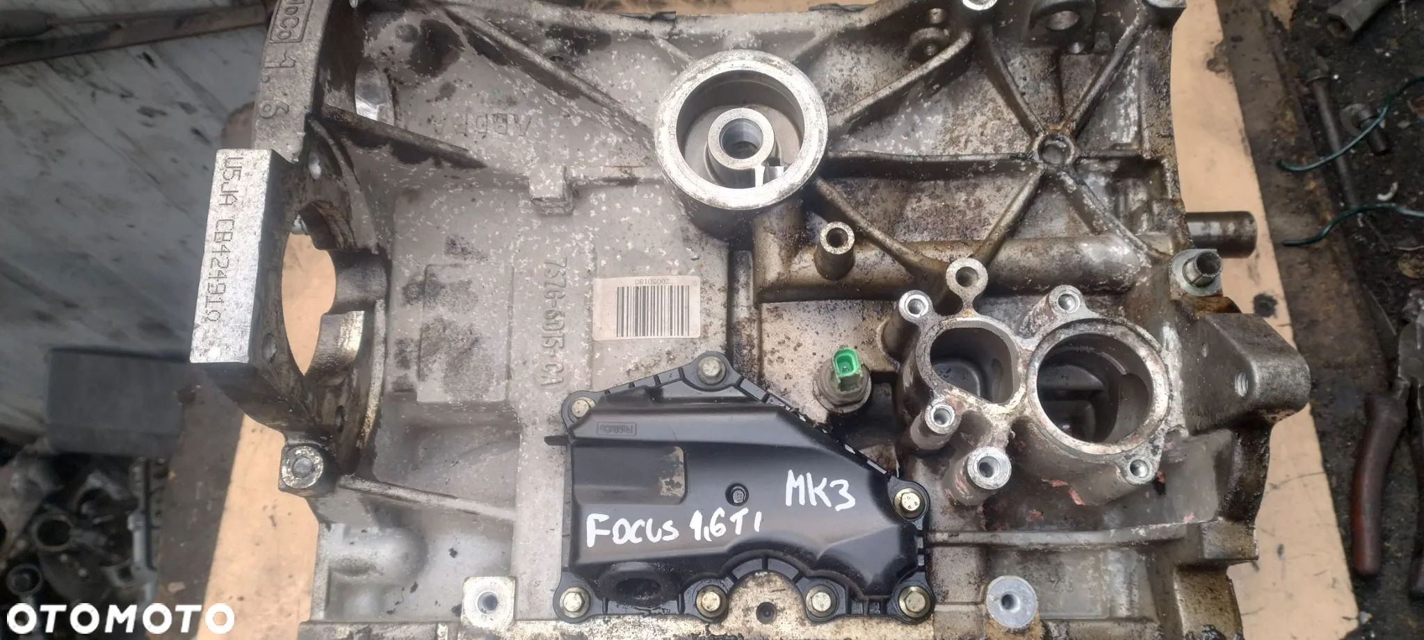 FORD FIESTA MK7 FOCUS MK3 1,6 TI-VCT U5JA  silnik dół blok wal tłoki - 2