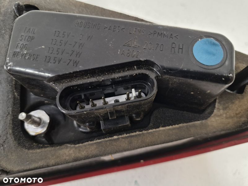ALFA ROMEO GIULIA LAMPA PRAWY TYŁ PRAWA TYLNA W KLAPĘ 20700205 - 5