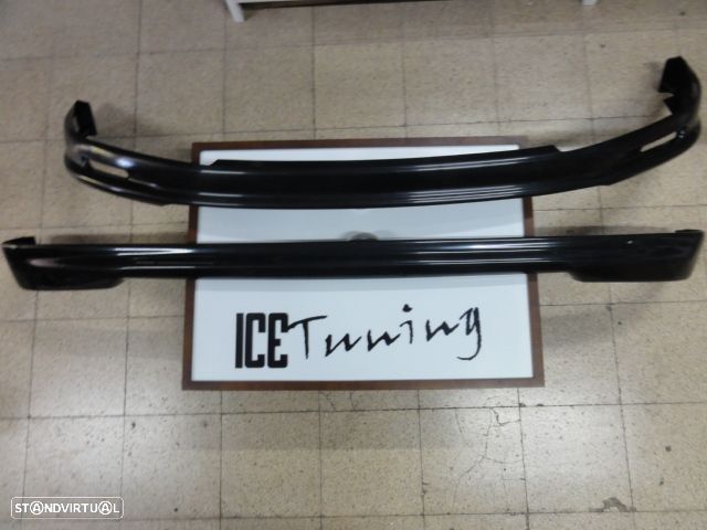 Lip / Spoiler frontal Honda Civic 92-95 2, 3 Portas EG3 EG4 EG5 EG6 EJ1 EJ2 Mugen style ABS plástico - 6
