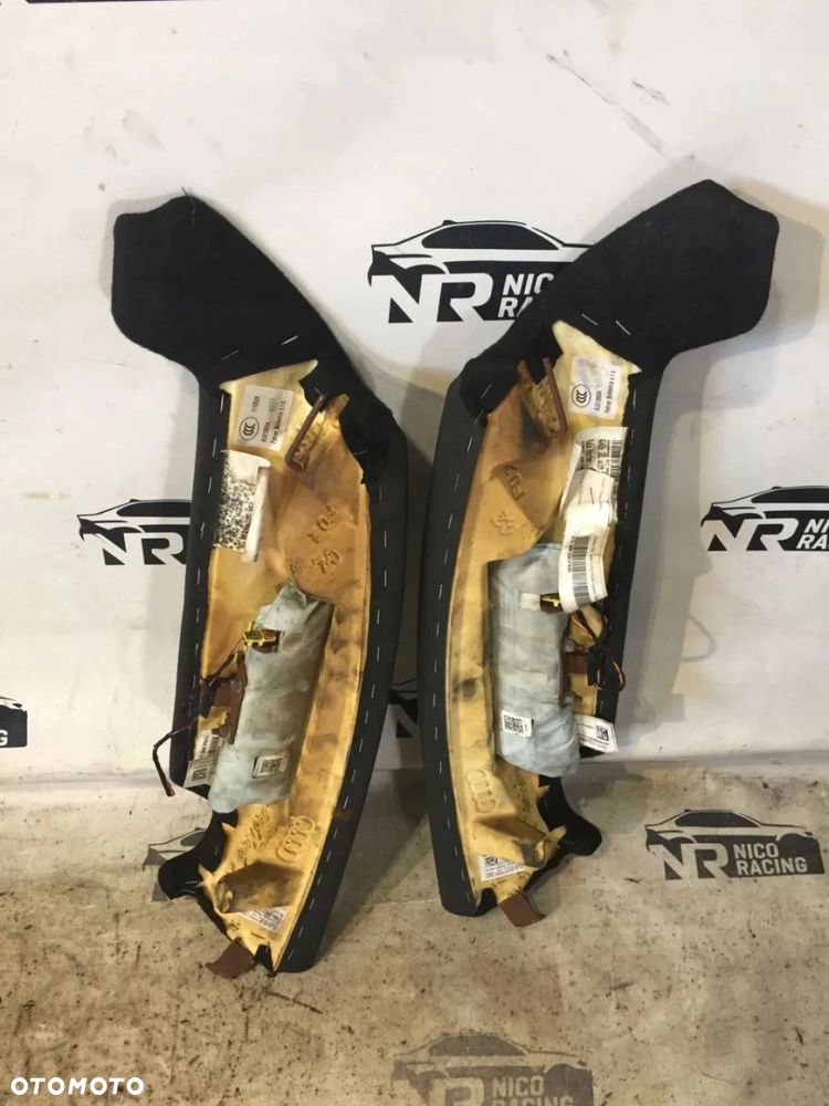 BOCZKI TYLNEJ KANAPY LEWY PRAWY AIRBAG AUDI A6 C8 KOMPLET - 7