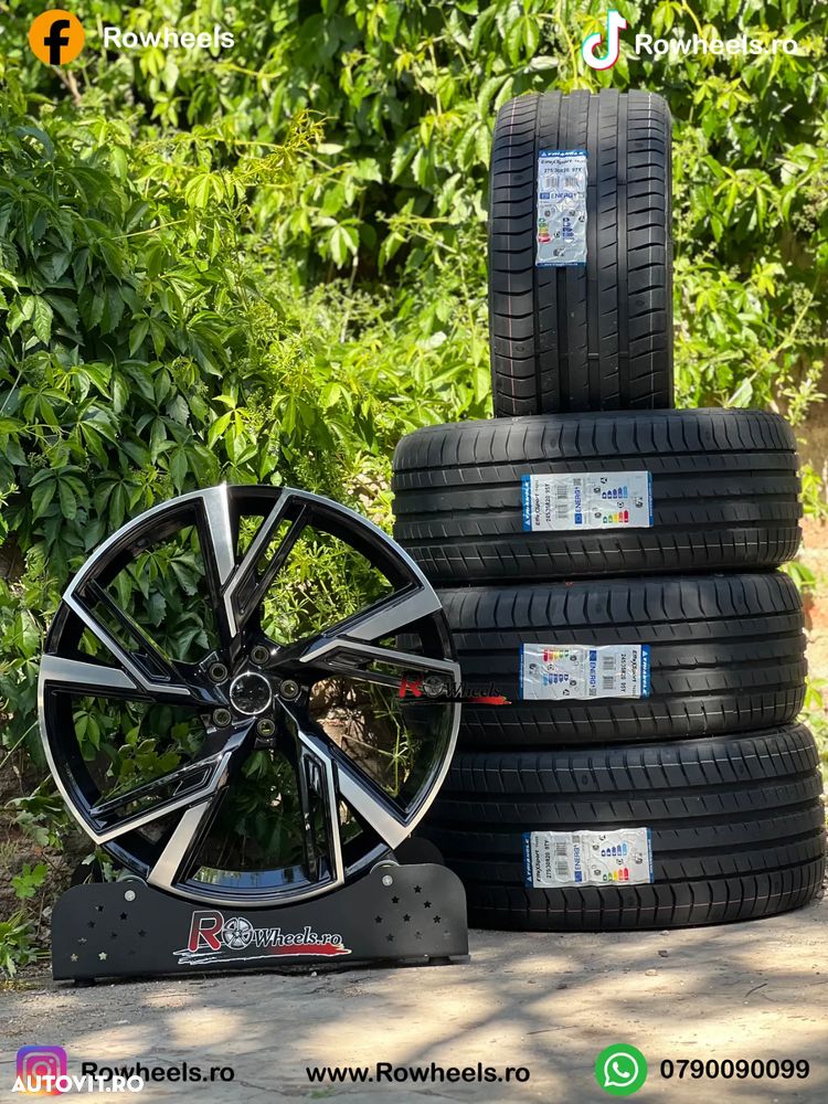 Jante AUDI 20 R20 Model RS Black A4 A5 A6 A7 A8 Q3 Q5 Q8 S-RS 2021 anvelope vara