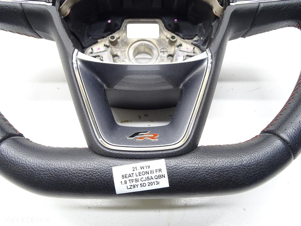 KIEROWNICA SKÓRA MULTI MULTIFUNKCJA ŚCIĘTA 5F0419091M SEAT LEON III FR - 10