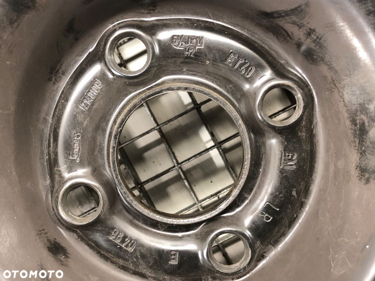 FELGA STALOWA KOMPLET 14 5,5j 4x100 et 49  56,6 - 200.00 PLN -    opel corsa - 5