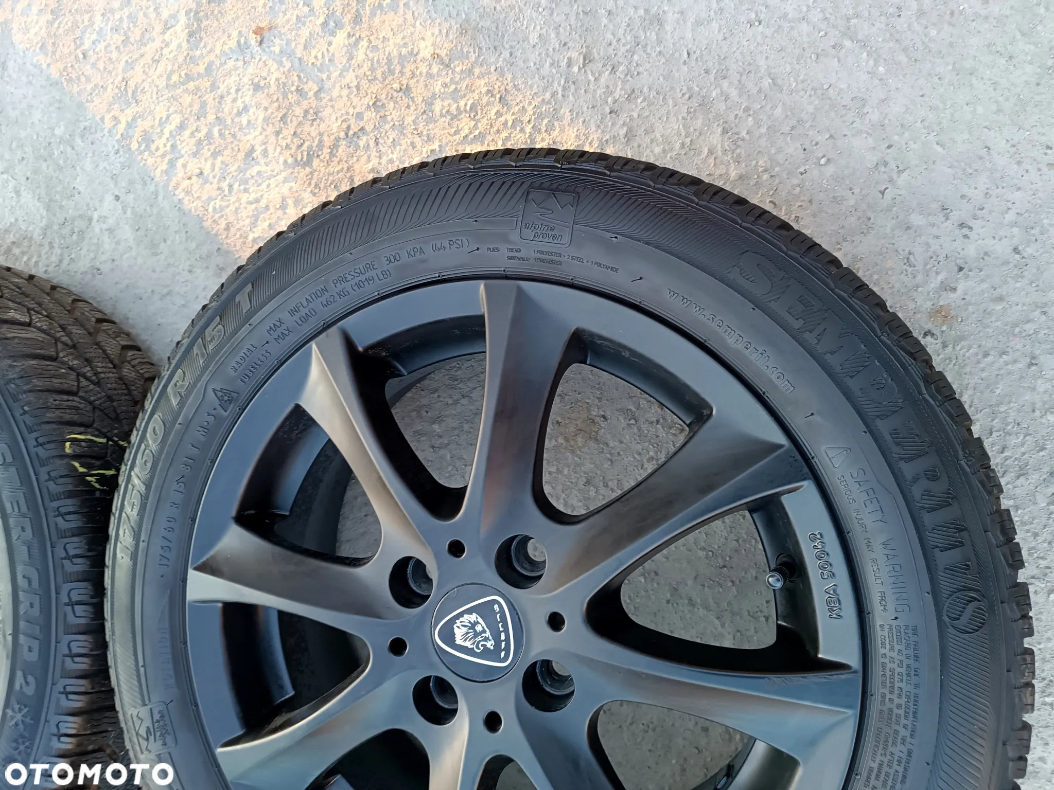 175/60R15 Opony Zimowe Zima SEMPERIT MASTER-GRIP 2 6-6,5mm Legnica ALU-RAD 175/60 - 10