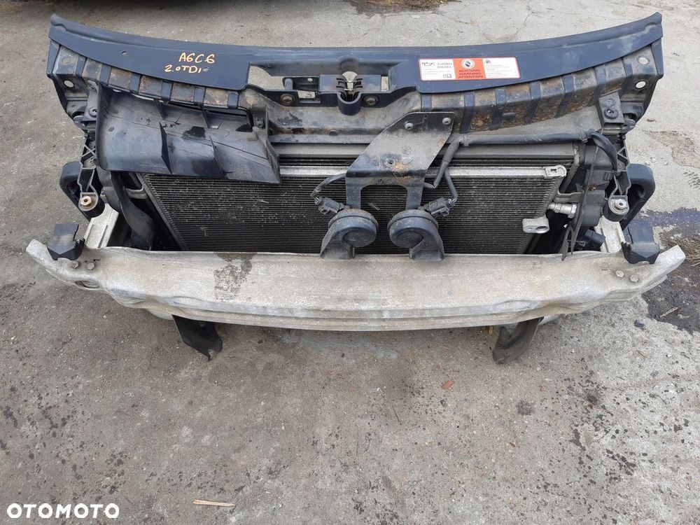AUDI A6 C6 2.0 TDI PAS PRZEDNI WENTYLATOR CHŁODNICE KOMPLET - 9