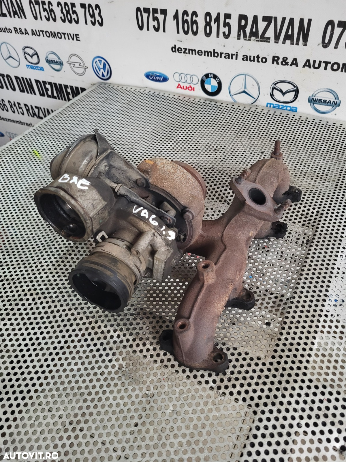 Turbo Turbina Vw Seat Skoda 1.9 Tdi 106 Cai Motor BXE Factura Si Garantie - 2