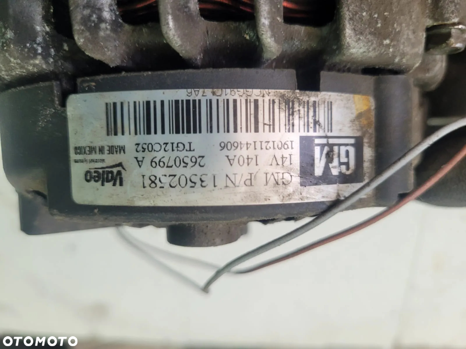 Alternator OPEL INSIGNIA A astra J ZAFIRA C 2.0 CDTI 13502581 - 3