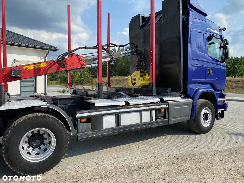 Scania R520 do drzewa lasu - 9