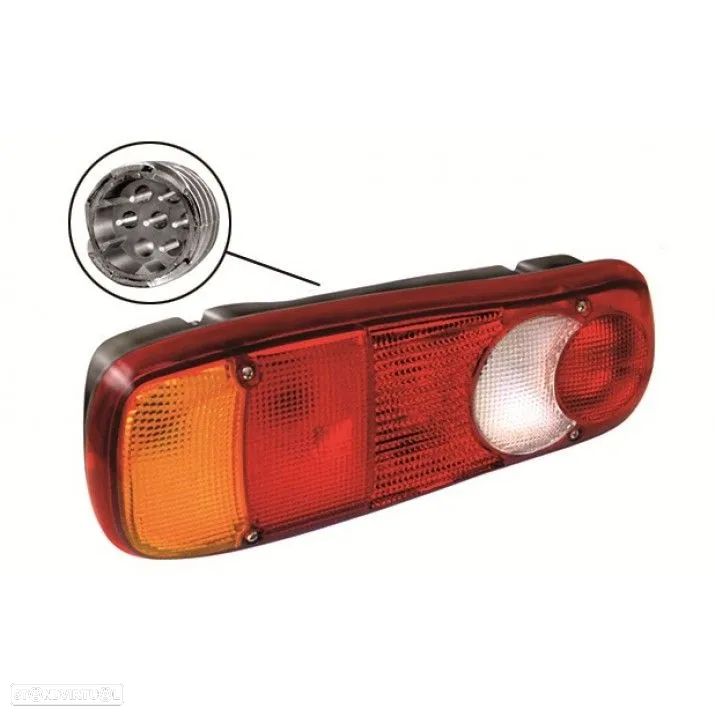 Farolim Farolins de trás Nissan Cabstar Renault Master Mitsubishi Canter 2005- - 1