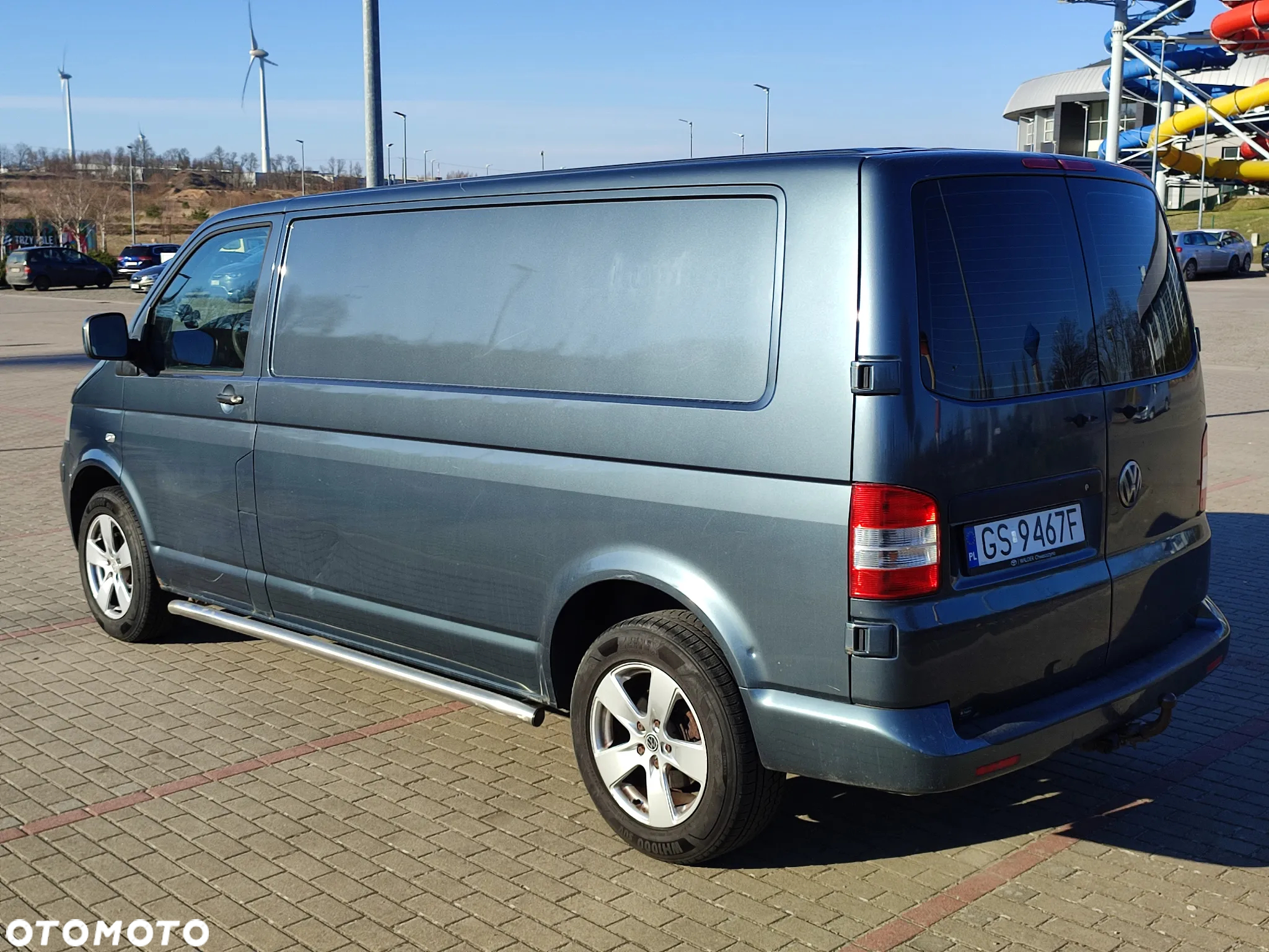 Volkswagen T5 Long L2H1 2.5TDI Klima, Alu, Skrzydełka, Podłokietniki, Po pełnym serwisie - 8