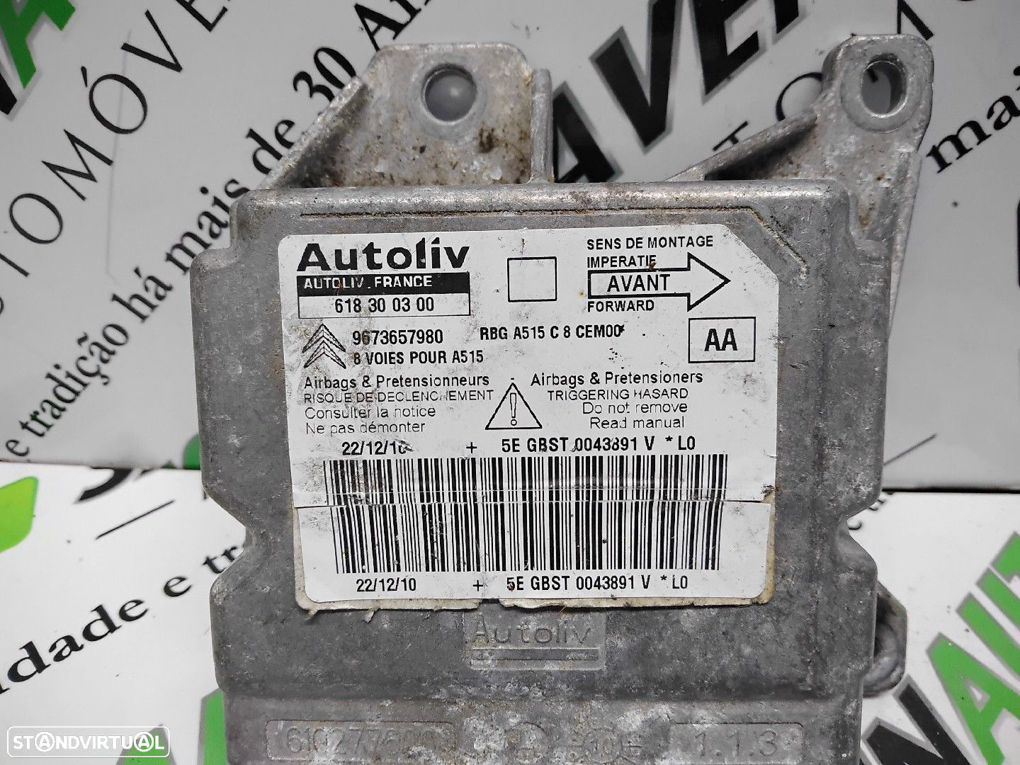 Centralina Airbags Citroën C3 Ii (Sc_) - 2
