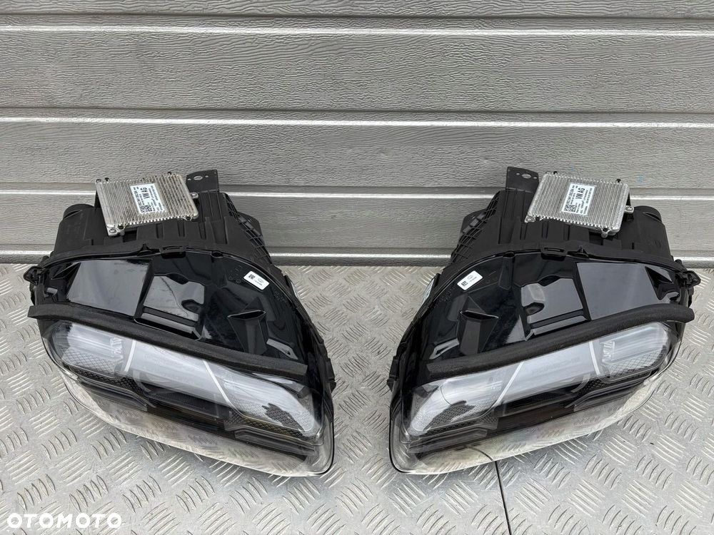 PORSCHE TAYCAN 4S LAMPA PRZÓD LEWA PRAWA MATRIX FULL LED IDEAŁ EU. - 2