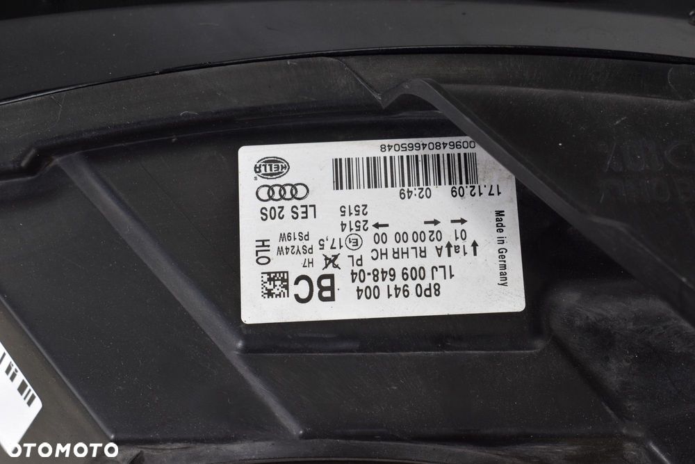 Lampa Prawy Przód AUDI A4 B8 LIFT 2009r. 8K0941004BC UK - 6