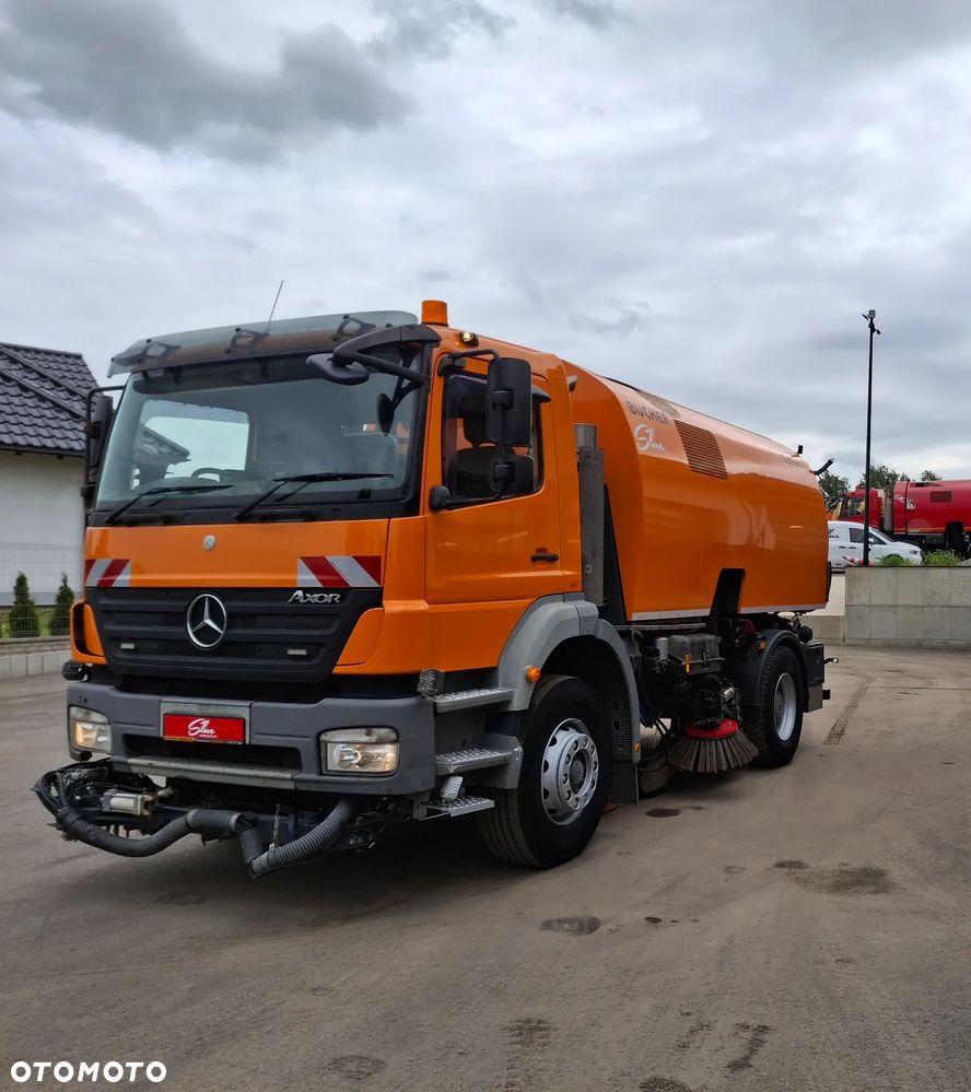 Mercedes-Benz Axor 1823 Zamiatarka Bucher Optifant 70 Szczotki Lewa Prawa Strona 2 Silniki Rura Do Liści Odchwaszczarka - 8