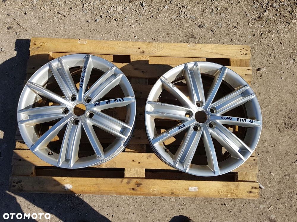 FELGA ALUMINIOWA 5N0601025AF VW AUDI SKODA 7.0 18 5X112 ET43