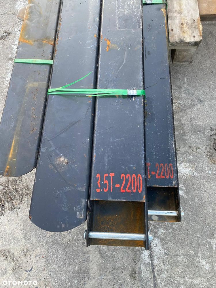 Inny NOWE przedłużki do wideł 3,5 t – 1800 mm / 2200 mm - 1