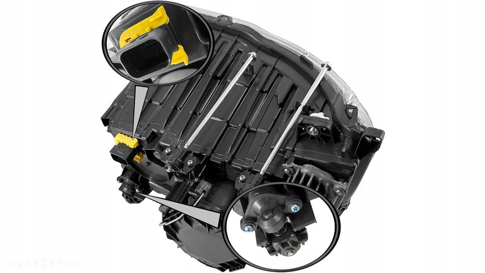 mercedes arocs mp5 actros reflektor prawy full led - 3