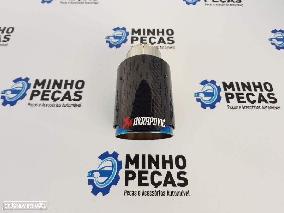 Ponteira Look Akrapovic Azul - 1