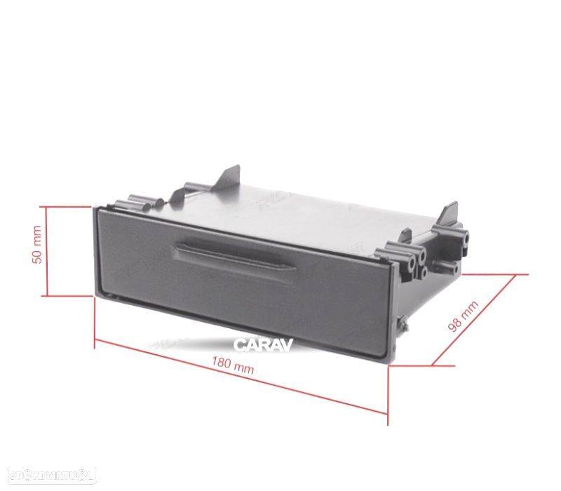 CAIXA ARMAZENAMENTO COM TAMPA PARA RADIO 1-DIN UNIVERSAL POCKET 180*50*98 MM - 2