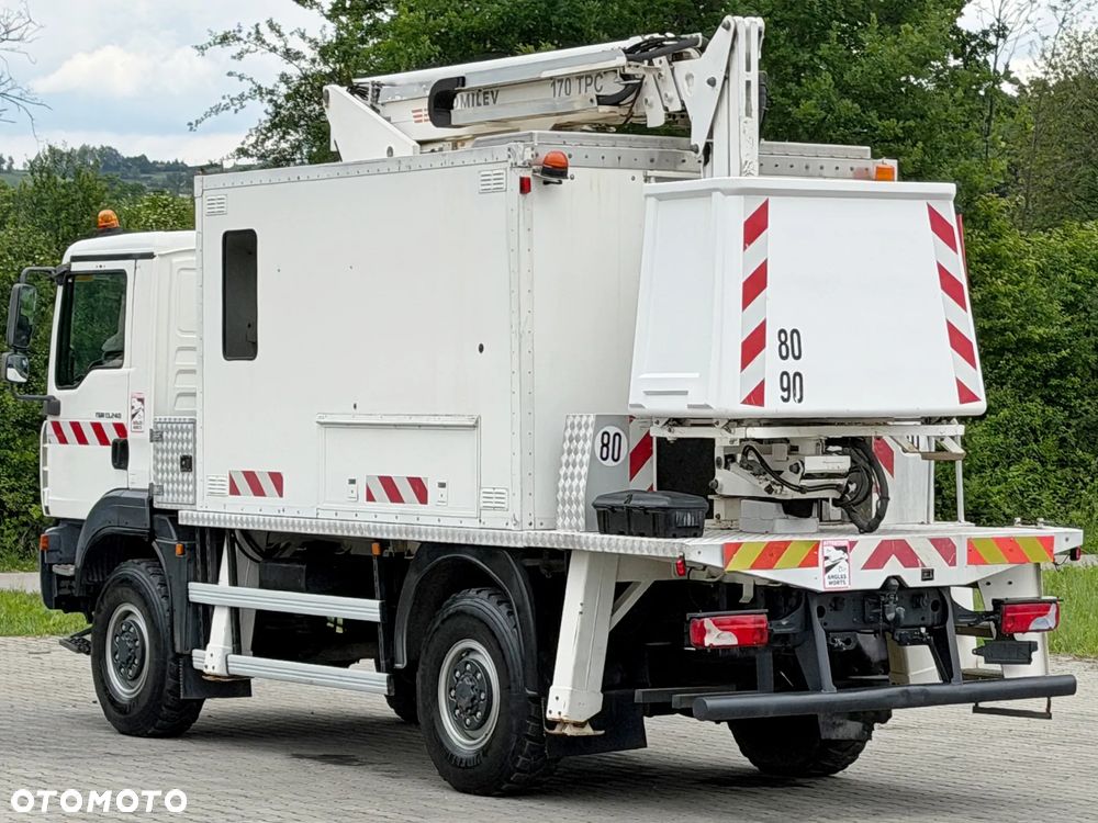 MAN TGM 13.240 * PODNOŚNIK KOSZOWY ZWYŻKA * COMILEV EN 170 TPC + PILOT - 9
