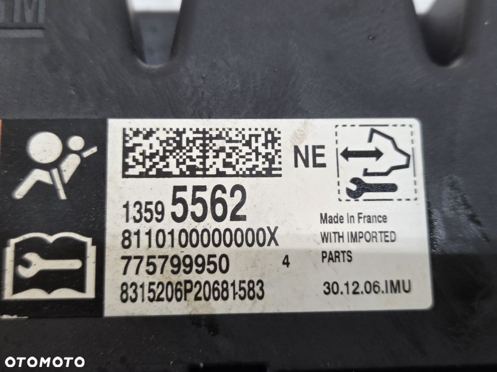 MODUŁ STEROWNIK AIRBAG PODUSZEK OPEL ADAM 13595562 - 7