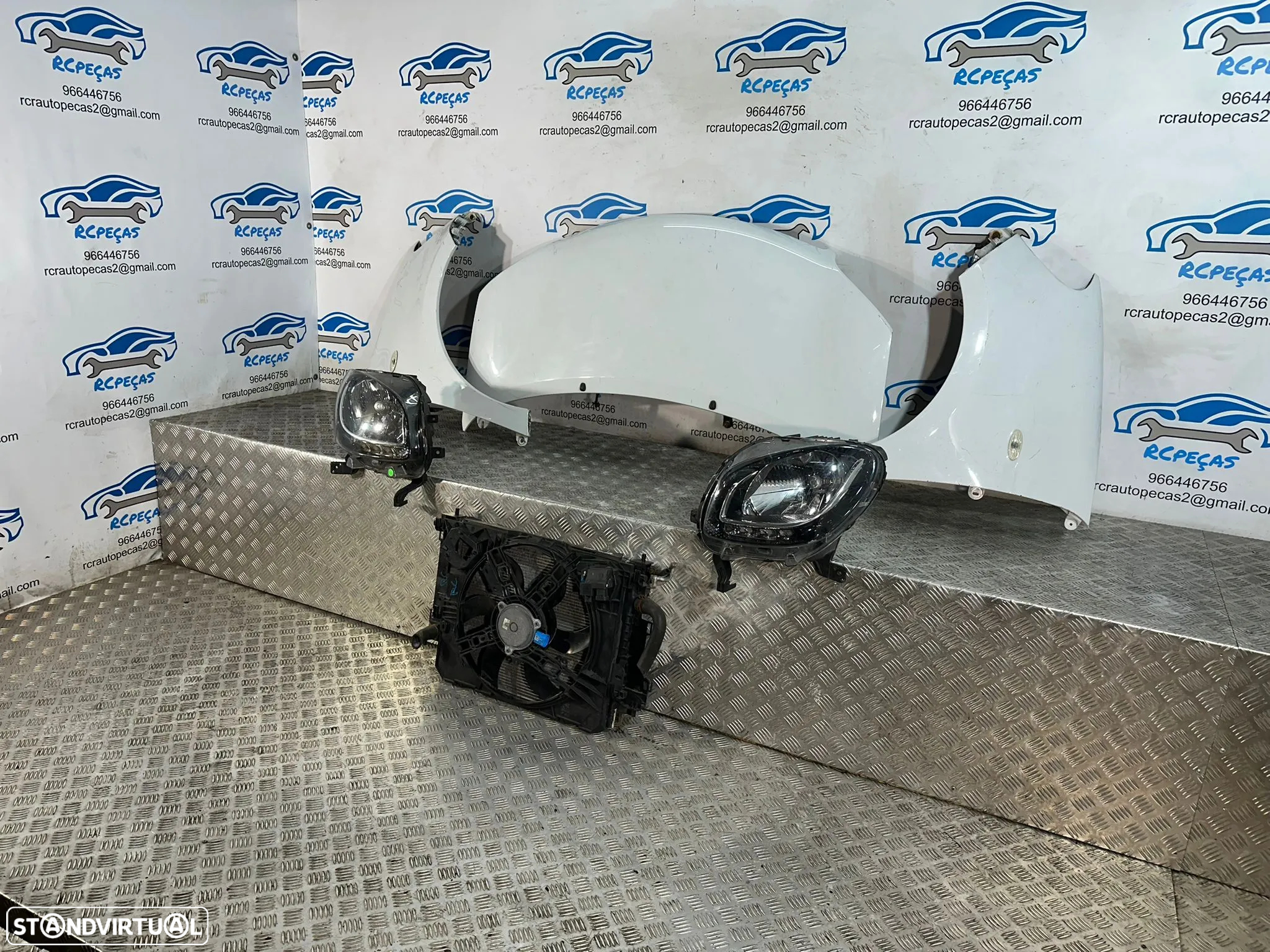 FRENTE SMART FORFOUR II 2 MK2 HATCHBACK 453 CAPOT PARACHOQUES GUARDA-LAMAS OTICAS RADIADOR VENTILADOR - 8