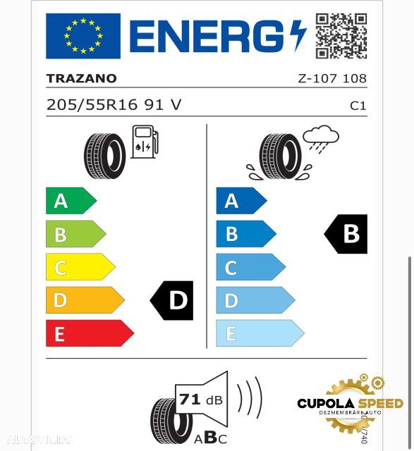 Anvelopa 205/55 R16 Trazano LOTZ 91V Z-107 4x4 -Produs Nou - 4