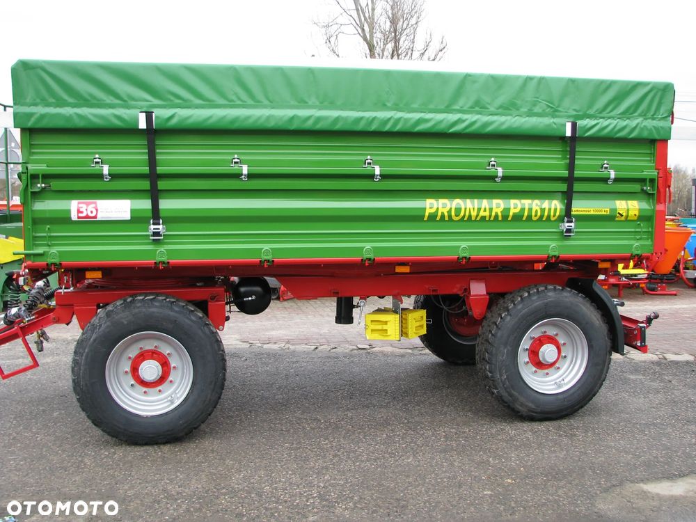 Pronar Przyczepa dwuosiowa wywrotka PT-610,  PT-653/2 z mechanizmem trójstronnego wywrotu 6-10-ton - 22