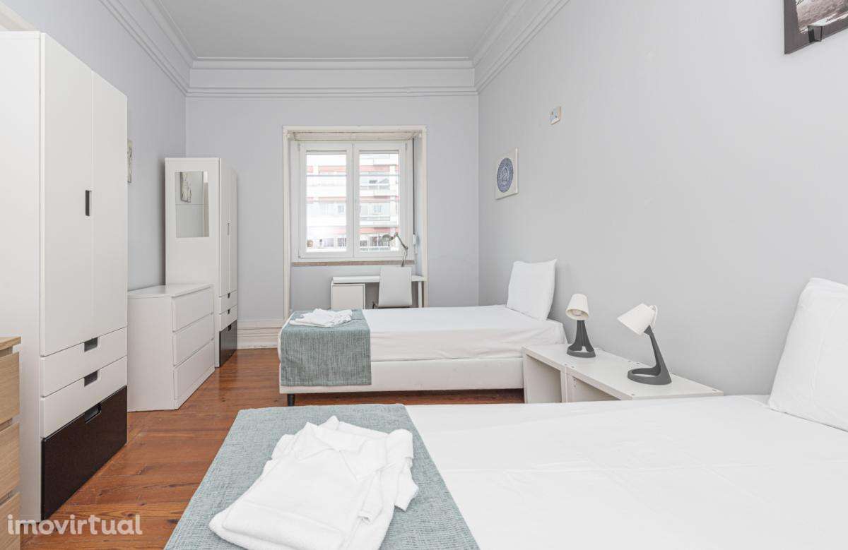 Quarto - localizado em Marquês de Pombal Lisbon - Grande imagem: 2/18