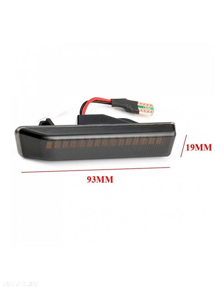Set 2 x Semnalizare Dinamica aripa LED BMW X5 E53 E36 M3 Facelift - 5