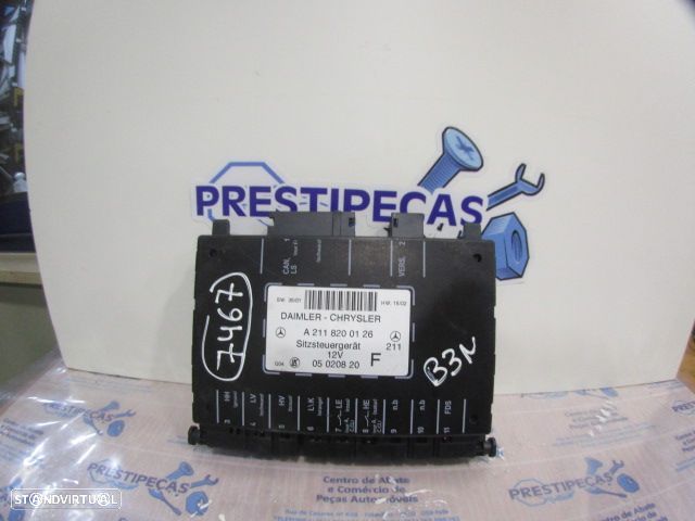 Modulo A2118200126 MERCEDES C220cdi SPORTCOUPE CL203 W203 2003 2.2CDI 143CV 3P CINZA Módulo De Comando, Regulação Do Assento - 1