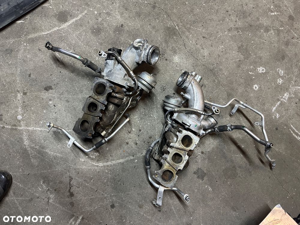 mercedes m276 turbosprężarka lewa prawa turbo turbina - 1