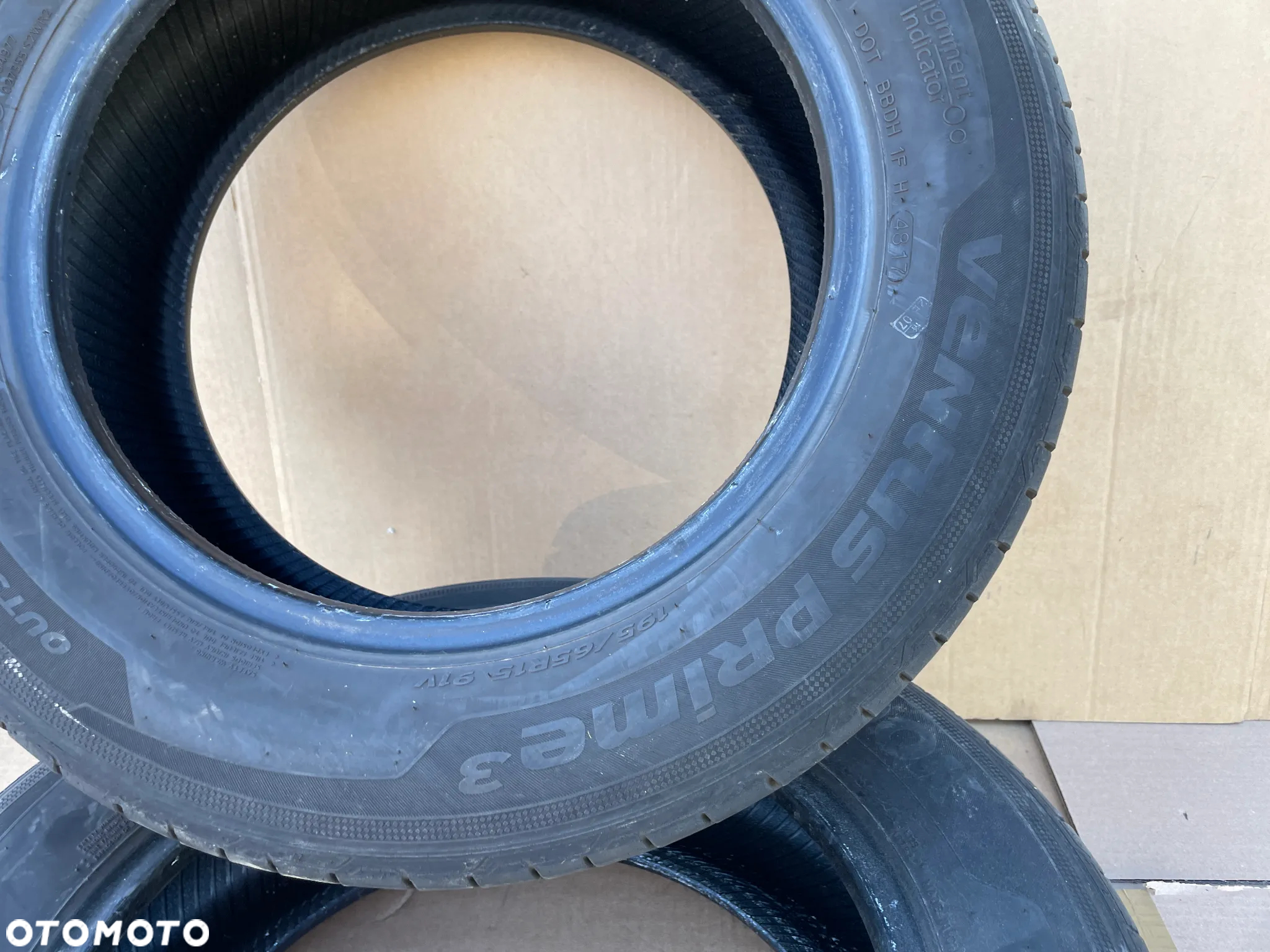 hankook venus prime 3 195/65 15'' opony lato letnie 2 szt.  6.4 mm 2017 rok - 8