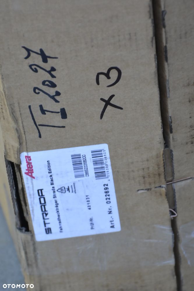 Bagażnik rowerowy na hak na 3 rowery platforma Atera Strada Sport M3 Black - 4