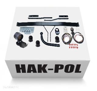 HAK HOLOWNICZY + WIĄZKA 13 PIN + ADAPTER 13/7 RENAULT SCENIC 2 II+GRAND 2003-2009 - 8