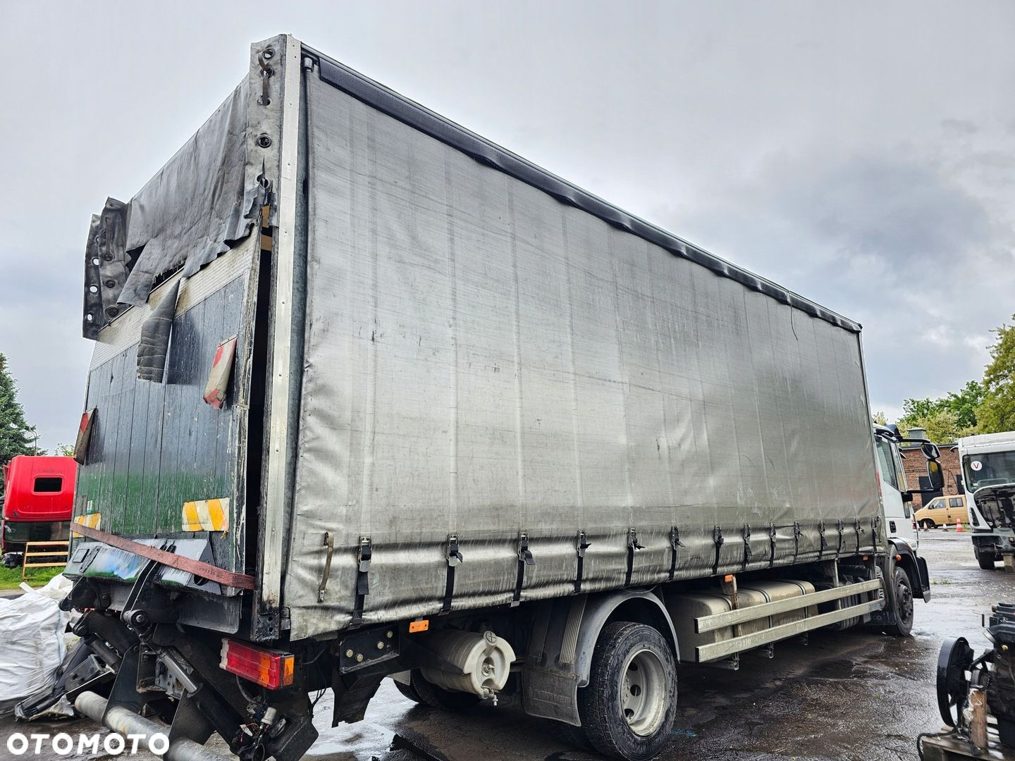 ZABUDOWA SKRZYNIA PLANDEKA PAKA MAGAZYN FIRANKA 7,5 m MAN TGL VOLVO FL6 RENAULT MIDLUM MERCEDES ATEGO - 4