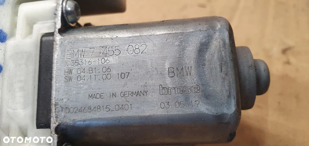 Silniczek szyby lewy przód BMW M5 G30 F90 7455082 - 5