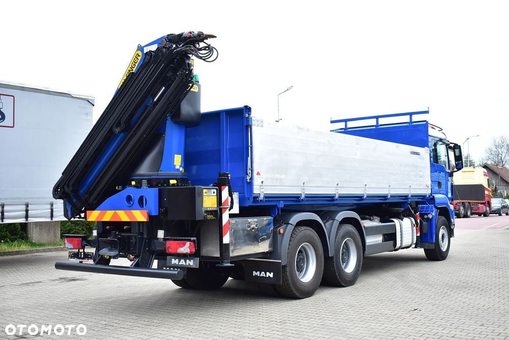 MAN TGS 33.480 6x4 BL Wywrotka 6.70m. + Palfinger PK 23002 SH / 5 i 6 Funkcja/ Rotator/  Retarder/ Pilot/ Kipper/ Kiper/ Crane/ HDS/ Kran/żuraw/ Manipulator / Sprowadzony ! - 7