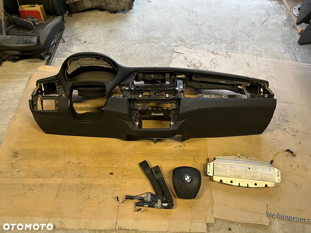 BMW X5 E70 DESKA ROZDZIELCZA KOKPIT KONSOLA AIRBAG NAPINACZE ORYGINAŁ KOMPLET - 1