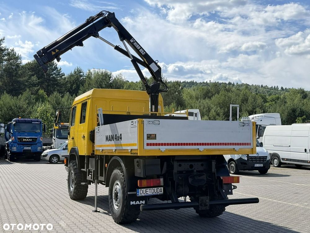 MAN LE 180C 4x4 DOKA 4.6/180KM Skrzyniowy + HDS Hiab 052-2 - 18