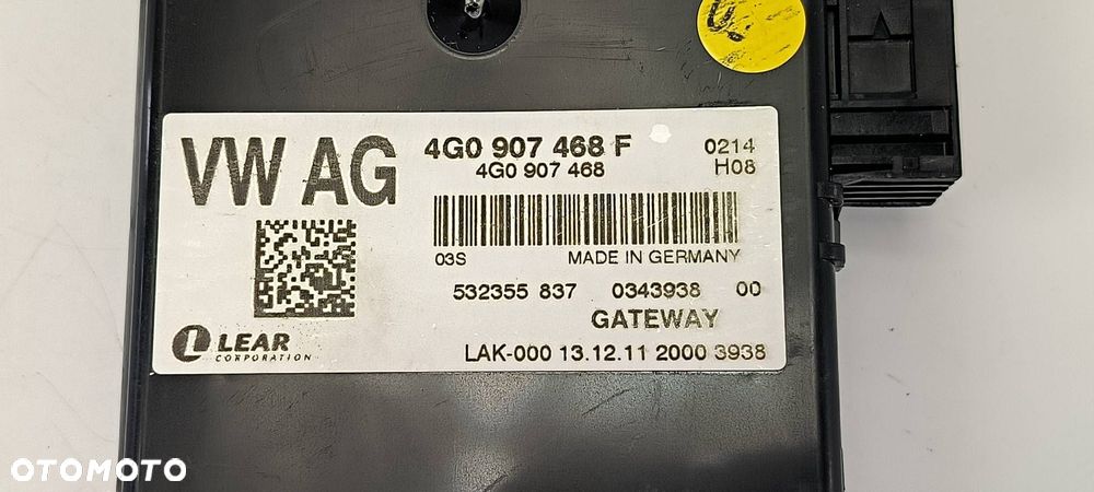 MODUŁ AUDI A6 C7 4G0907468F - 4