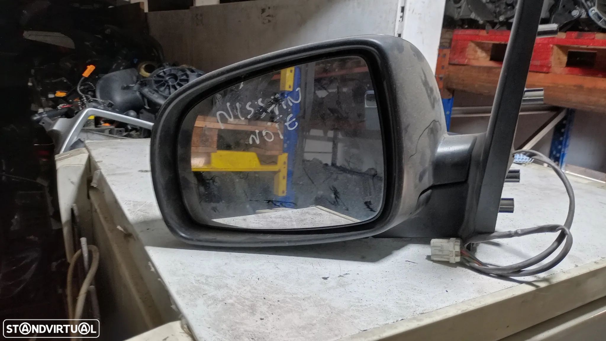 Retrovisor Nissan Note Esquerda - 1