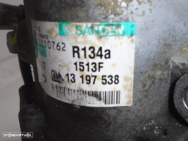 COMPRESSOR AR CONDICIONADO OPEL MERIVA A LIMUSINA 2008 -13197538 - 1