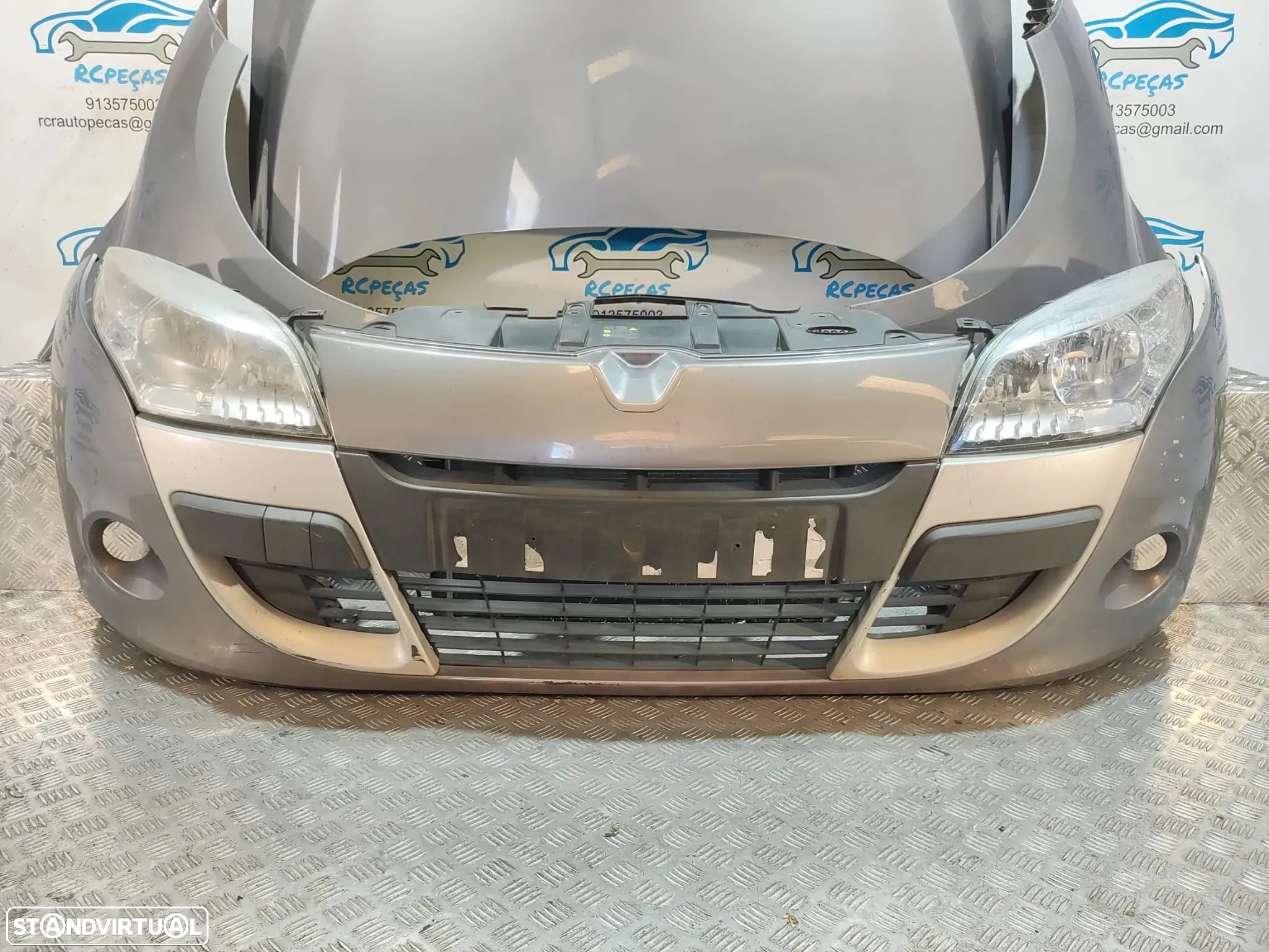 Frente completa Renault Megane 3 Coupe - Parachoques | Parachoque | Radiador | Radiadores | Guarda Lamas | Lama | Capot | Capo | Fibra | Reforço | Otica | Otica | Grelhas - 4