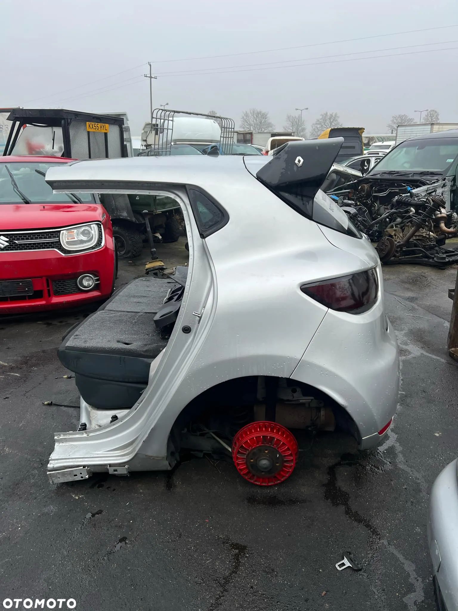 Kompletny tył Klapa, zderzak, lampy, spoiler Renault Clio 4 IV !! RS SPORT !! SPOILER - 1